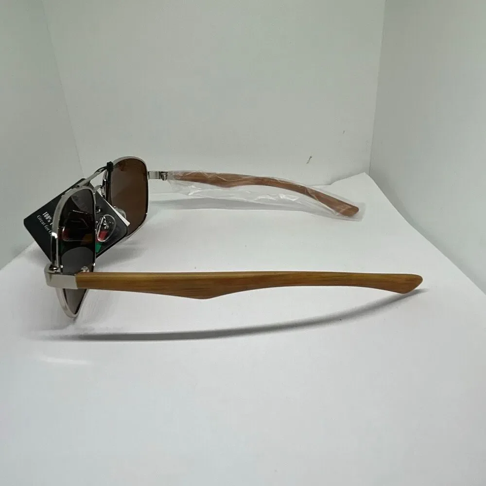 Manhattan Polarized Aviator Sunglasses UV400 – Metal Frame – New